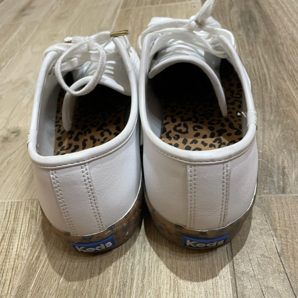 Leopard Sole Leather Keds - Picture 6 of 6